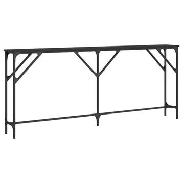 Wandtafel 180cm Zwart - Retourdeal 53% Korting, Huis en Inrichting, Tafels | Sidetables, Gebruikt, Ophalen of Verzenden, Minder dan 25 cm