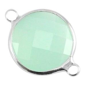 1 x Crystal glas tussenstuk rond 16 mm – gat ca. 1,5 mm, Ophalen of Verzenden, Nieuw, Tussenstuk of Tussenkraal
