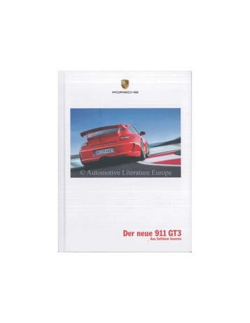 2009 PORSCHE 911 GT3 HARDCOVER BROCHURE DUITS, Boeken, Nieuw, Porsche, Author