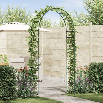 vidaXL Tuin Boog Groen 115 x 37 x 231 cm, Verzenden, Nieuw