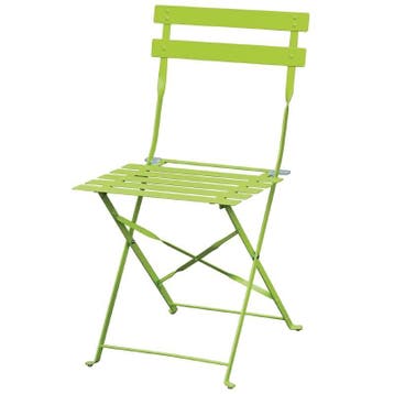Stalen Bistro Stoelen Lichtgroen | 2 stuks, Verzenden, Nieuw in verpakking