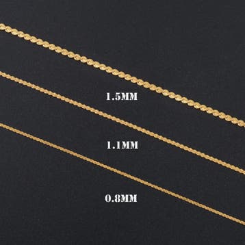 Fijne Roestvrij Stalen Ketting - Hoge Glans Mode Sieraden in, Verzenden, Nieuw