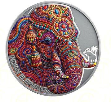 Kameroen. 2,000 Francs 2026 – Patterns of the World: India