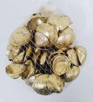 Cockels schelpen Goud 1 kilo geverfd, Ophalen of Verzenden, Nieuw