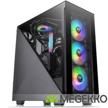 Thermaltake Divider 300 TG Midi Tower Zwart, Verzenden, Nieuw
