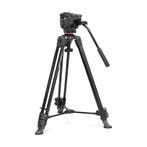 Manfrotto ONE 500X & TWIN Leg Alu Video System, Nieuw, 150 tot 175 cm, Met balhoofd, Ophalen of Verzenden