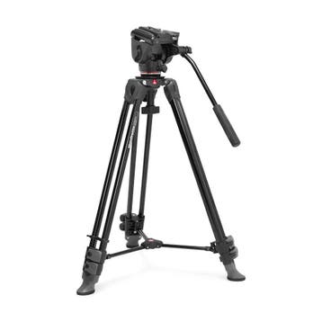 Manfrotto ONE 500X & TWIN Leg Alu Video System, Nieuw, 150 tot 175 cm, Met balhoofd, Ophalen of Verzenden