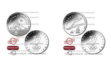Italië. 6 Euro 2025 Milano Cortina - Curling + Ski Jumping