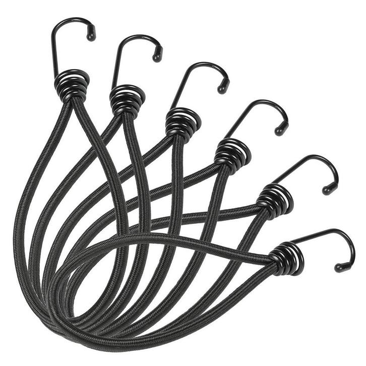 Benson Set spanelastieken met haak - 20 cm - maximale rek..., Auto diversen, Aanhangwagen-onderdelen, Nieuw, Ophalen of Verzenden