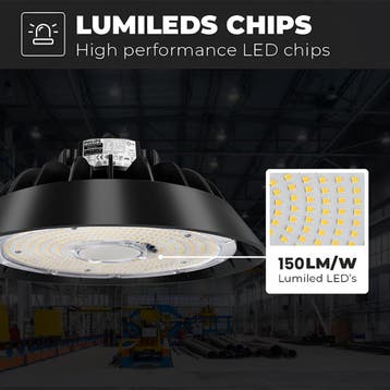 LED UFO High Bay Premium - Rinzu Prem - 150W - High Lumen, Ophalen of Verzenden, Nieuw