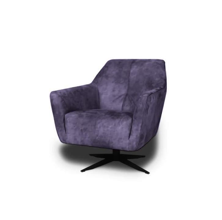 Fauteuil Floris - fauteuils - Paars, Huis en Inrichting, Stoelen, Nieuw, Leer