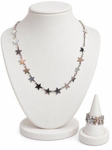 Zonder minimumprijs - 2-delige sieradenset Zilver, Sieraden, Tassen en Uiterlijk