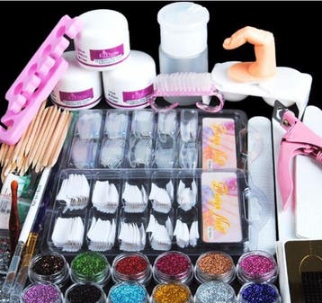 Nep nagels acryl nagel kit set gel startpakket nepnagels man, Sieraden, Tassen en Uiterlijk, Verzenden, Nieuw