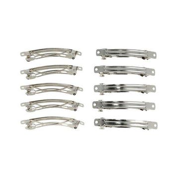 DIY Haarspeld Patentspeld 6 cm – Zilver – Set van 10, Nieuw