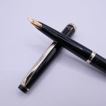 Pilot - Pilot Elite Fountain Pen Elite Black 14K-585 Gold, Nieuw