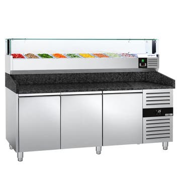 GGM Gastro | Pizza koelwerkbank PREMIUM - 2000x800mm - 3 |, Verzenden, Nieuw in verpakking