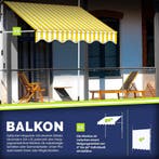 Klemluifel - Balkon luifel - Verticale luifel - 250 cm - Gee, Verzenden, Zo goed als nieuw