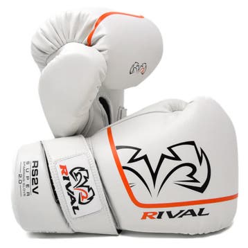 Rival RS2V Bokshandschoenen Wit – Premium Super Sparring Glo, Nieuw