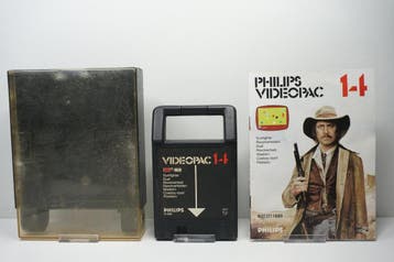 Philips Videopac 14: Gunfighter Garantie & morgen in huis!, Computers en Software, Vintage Computers, Ophalen of Verzenden