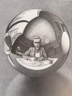 M.C. Escher - Original offset poster - Three spheres II