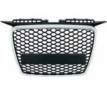 Grill RS Design Audi A3 8P (2004-2007) Chroom/Zwart RS-Look, Auto-onderdelen, Overige Auto-onderdelen, Ophalen of Verzenden, Nieuw