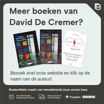 Als goede mensen slechte dingen doen - David De Cremer, Boeken, Verzenden, Gelezen, David De Cremer
