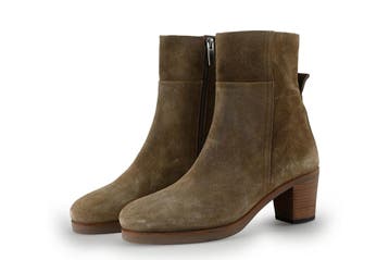 Shabbies Amsterdam Enkellaarzen in maat 40 Beige, Shabbies Amsterdam, Verzenden, Beige, Lage of Enkellaarzen