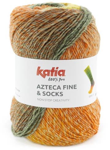 Katia Azteca Fine &amp; Socks - 22 Golden Field - Superwas, Ophalen of Verzenden, Nieuw