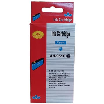 Huismerk HP 951XL cartridge cyaan, Verzenden, Nieuw, Huismerk