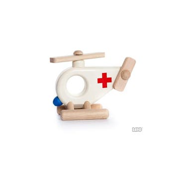 Bajo houten helikopter ambulance -  van €22,99 voor €20,69, Ophalen of Verzenden, Nieuw