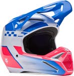 FOX V1 Youth Collect Blauw Roze Kinder Crosshelm, Motoren, Kleding | Motorhelmen, Nieuw met kaartje, Overige merken, Heren, Offroadhelm