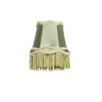 Stoffen klemkap groen 12/8,5/15 - Granny, Huis en Inrichting, Lampen | Lampenkappen, Verzenden, Rond, Nieuw, Retro