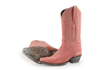 Caborca Cowboy laarzen in maat 40 Roze, Caborca, Overige kleuren, Verzenden, Zo goed als nieuw