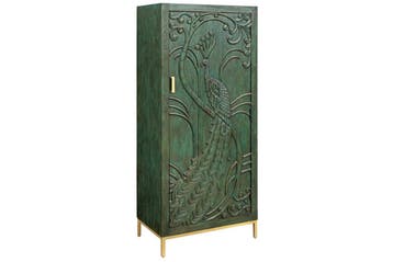Highboard PEACOCK 170cm 3D mangohout antieke look, Ophalen of Verzenden, Nieuw
