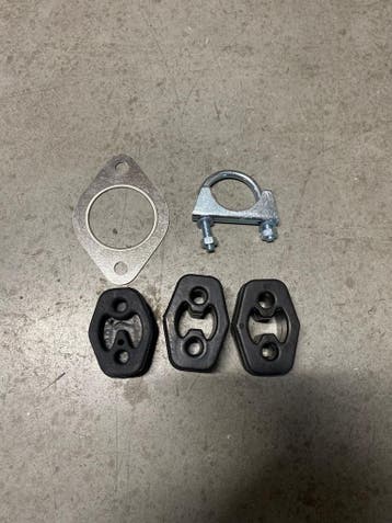 Uitlaatset, Einddemper + Voorpijp Ford Fiesta 5, Verzenden, Nieuw