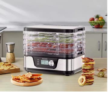 Voedseldroger 5 Lagen – Dehydrator met Timer en Temperatuur, Verzenden, Nieuw