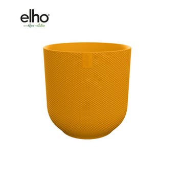 Green Bubble - Elho Jazz Round amber yellow - D26 x H24 - Ø, Ophalen of Verzenden, Nieuw