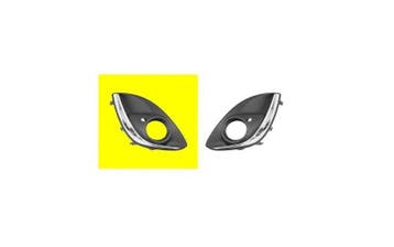 Opel Corsa D 2011-2015 Grill Mistlamp Kap Rechts Chroom, Ophalen of Verzenden, Nieuw, Rechts, Opel