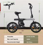 Opvouwbare Elektrische Fiets 16 Inch – 60km Bereik, Verzenden, Nieuw