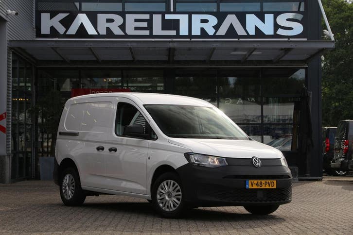 Volkswagen Caddy Cargo 2.0 TDI 102, Auto's, Bestelauto's, Lease, Grijs, Handgeschakeld, Wit, Volkswagen, Financial lease, Stof