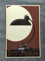 Bauhaus - enamel sign BAUHAUS Lampe braun Emailschild, Antiek en Kunst