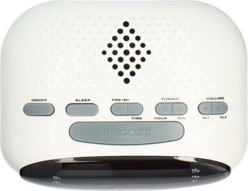 Wekkerradio - Digitale wekker - Alarmklok - Wit - Ices •, Huis en Inrichting, Verzenden, Zo goed als nieuw