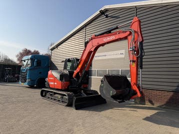 Kubota KX085-5 rupsgraafmachine NIEUW €1350 LEASE, Ophalen, Graafmachine