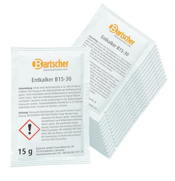 Ontkalker B15-30 | Voor Koffiemachines | 30x  15g Bartscher, Zakelijke goederen, Horeca | Keukenapparatuur, Verzenden, Nieuw in verpakking