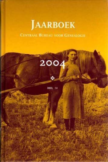 Jaarboek centraal bureau voor genealogie 2004 9789058020437, Boeken, Verzenden, Zo goed als nieuw, ONDER
