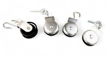 Markieskatrollen met open oog polyamide schijf 32mm, Verzenden, Nieuw