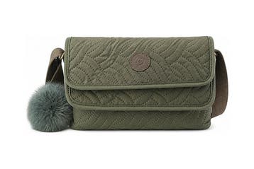 Kipling Handtas Groen, Verzenden, Zo goed als nieuw, Groen