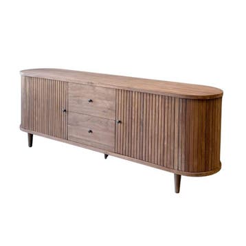 Tv dressoir Oval -  200 cmTV meubels, Ophalen of Verzenden, Nieuw