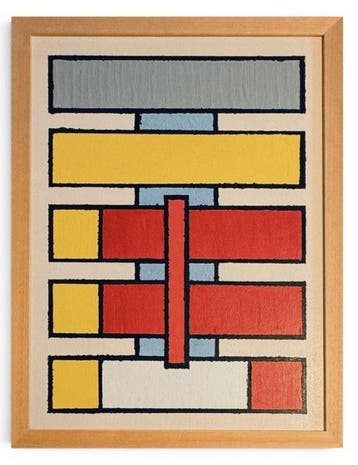 Shozo Hirai (1948-2024) - Composition néoplasticiste (gris,
