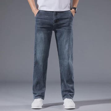 Herfst/Winter Heren Jeans: Losse Pasvorm Rechte Pijpen met R, Verzenden, Nieuw